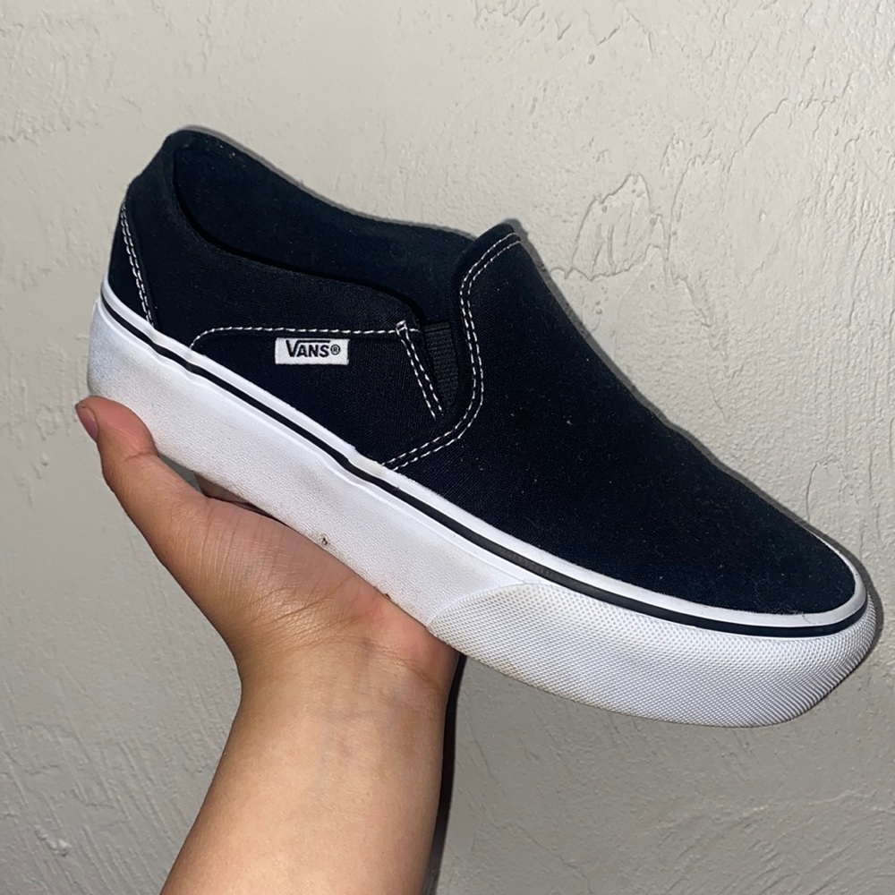 Platform slip on vans
